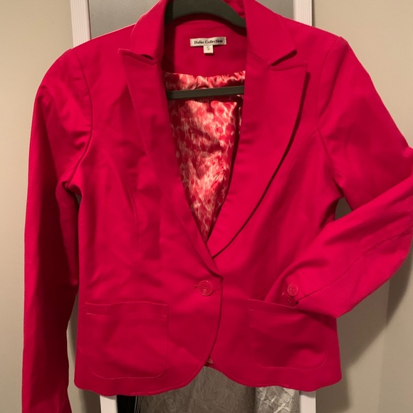 Bright Pink Fitted Blazer - Picture 3 of 3